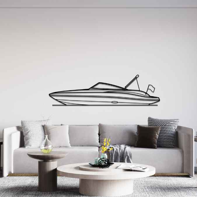 200 Sundeck Silhouette Metal Wall Art