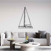 595 2023 Front Silhouette Metal Wall Art