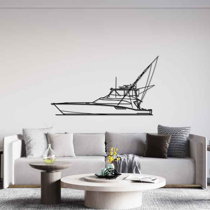 Sportfish Silhouette Metal Wall Art