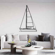 36 1994 Front Silhouette Metal Wall Art