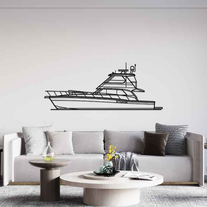 48 1994 Silhouette Metal Wall Art