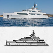 Your Custom Boat Hanging Silhouette Metal Art