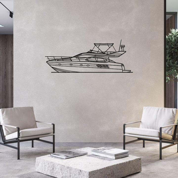 46 Evo Silhouette Metal Wall Art