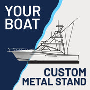 Your Custom Boat Standing Silhouette Metal Art
